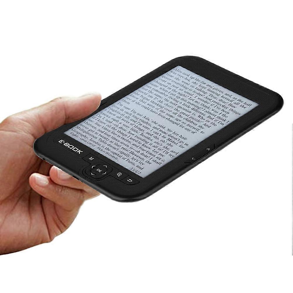 EBOOK Reader EInk 6 Inch Ereader 600 X 800 Resolution Display 300DPI Blue Cover (Black 8G)