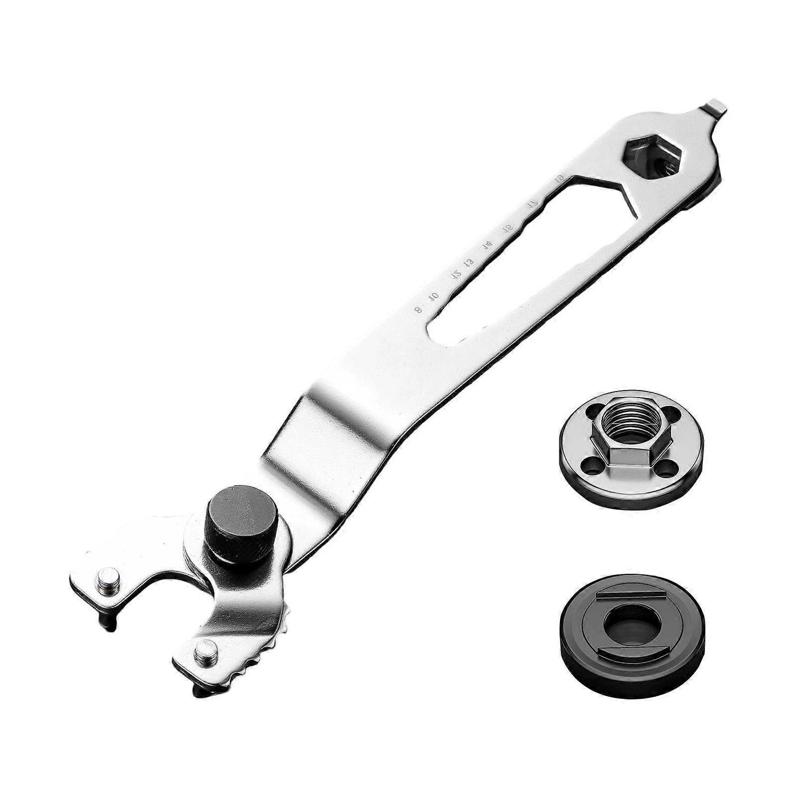 12 Function Adjustable Angle Grinder Wrench Tool With Ergonomic Grip Lightweight Compact Design For Versatile Repair Applications Multicolor