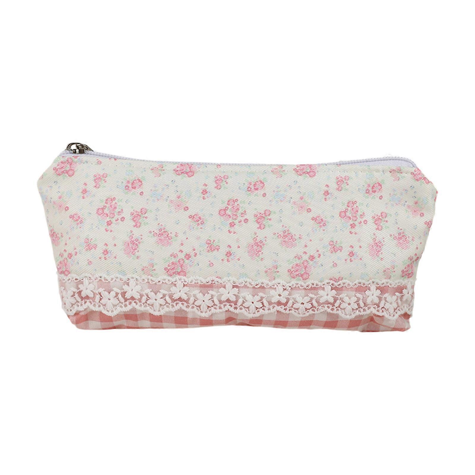 Multifunctional Storage Bag With Blossomy Print Tall Quality Polyester Substance Spacious School Office Accessories Planner Multicolor