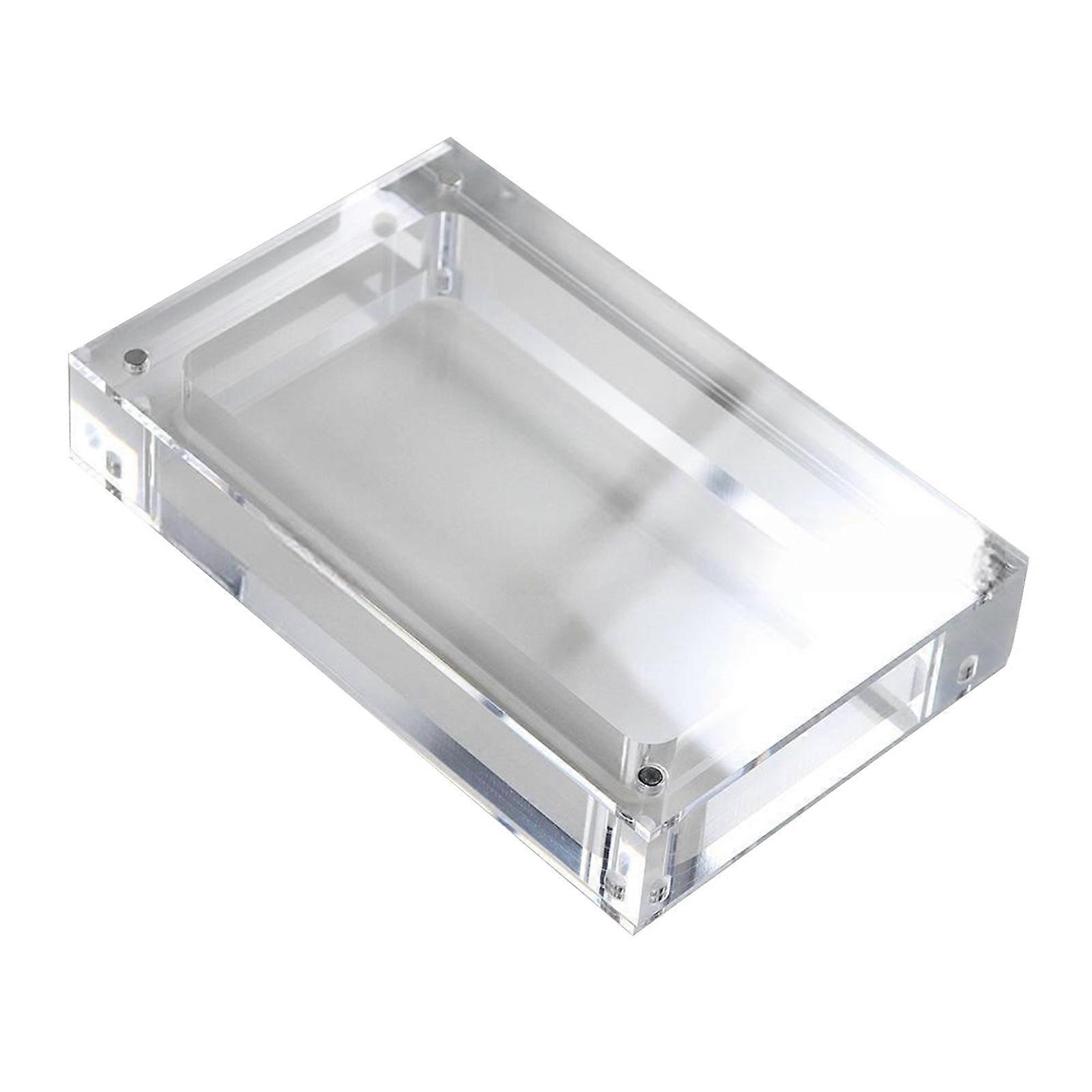 Transparent Storage Case Magnetic Acrylic Box Compatible For Game Console Cover Shell Display Stand Gaming Accessories Multicolor