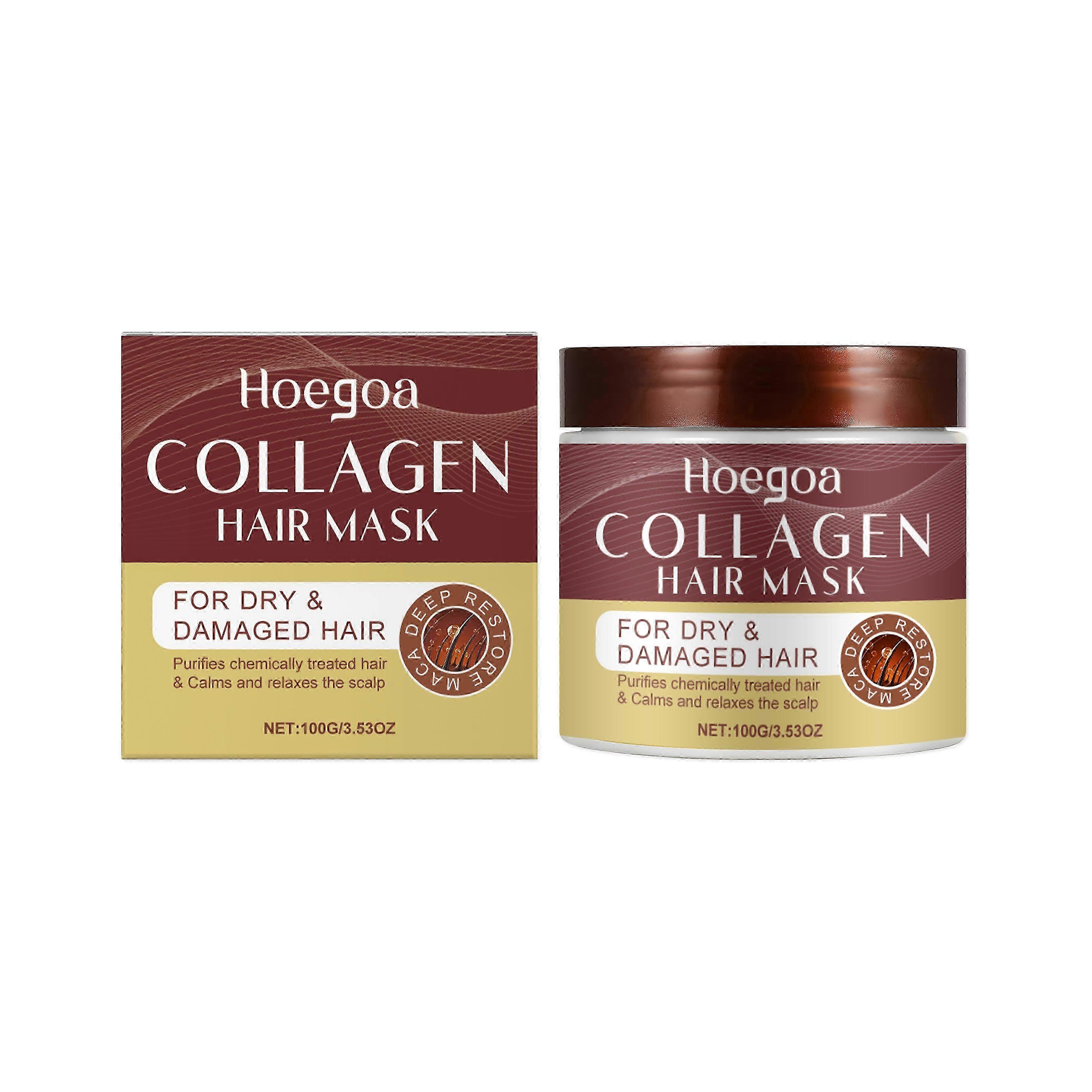 Revitalizing Collagen Hair Mask for Dry