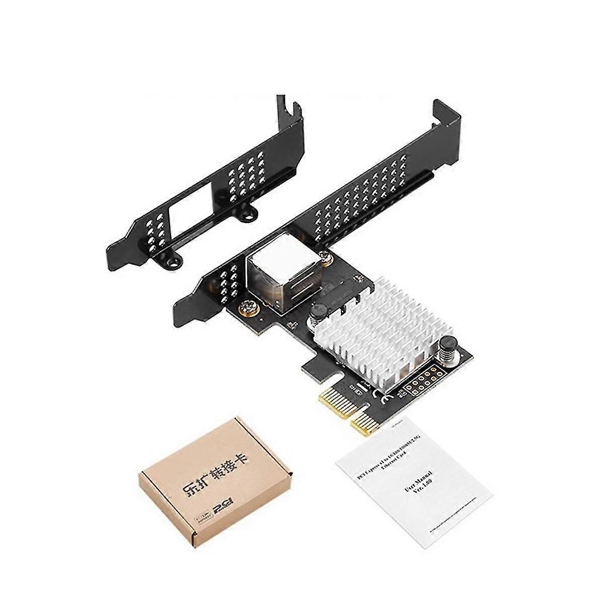 Pciex1 2.5g Wired Gigabit 2500m Gaming Gaming Rj45 Interface Diskless Pex Bootable Network Card Io-