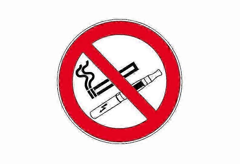 Autocollant sticker adhesif signalisation panneau ne pas interdiction vapoter_yyc