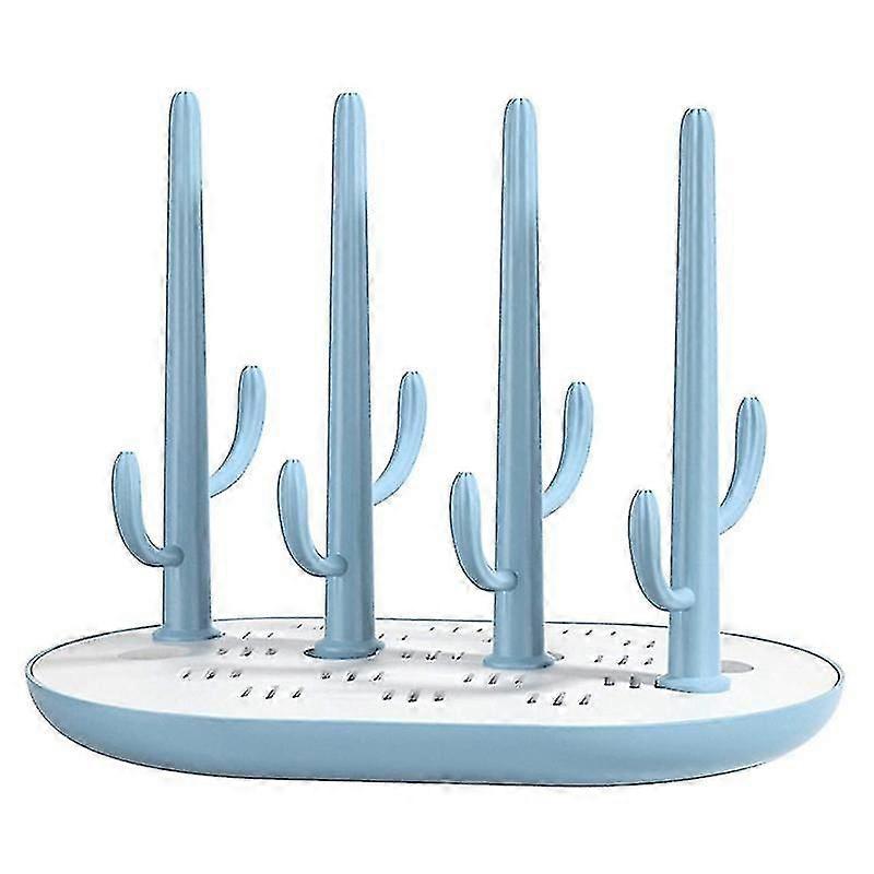 Rack Baby Bottle Drying Rack Drain Rack Removable Bottle Rack, Blue