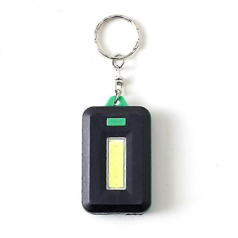 Multifunctional Mini Cob Led Keychain Flashlight Portable Mini Flashlight Emergency Lamps Outdoor Camping
