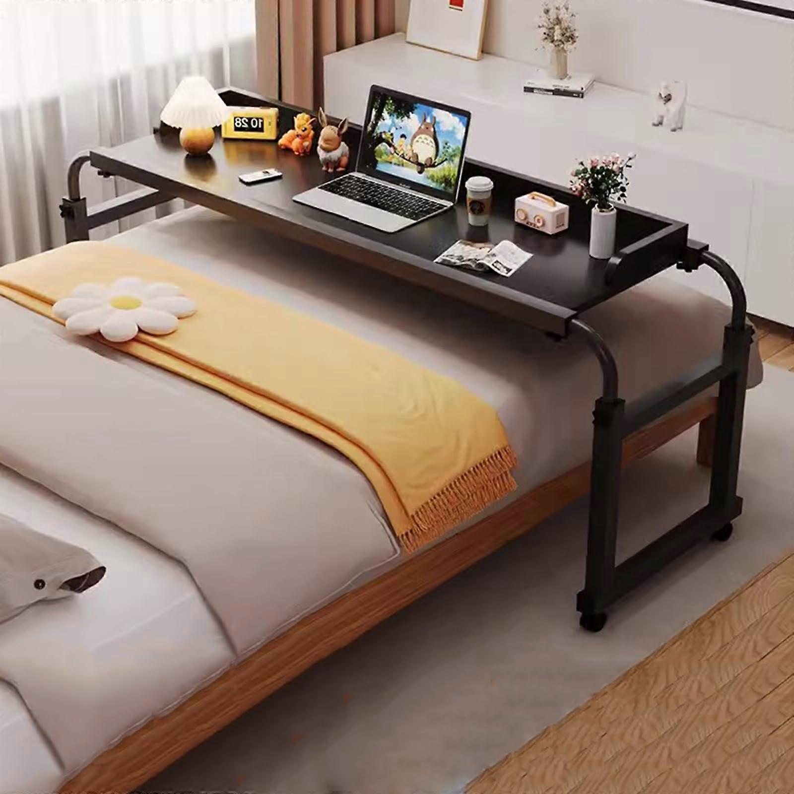 Adjustable Laptop Bed Desk With Wheels Height Length Adjustable Rolling Table For Home Office Gaming Bartisch Solutions