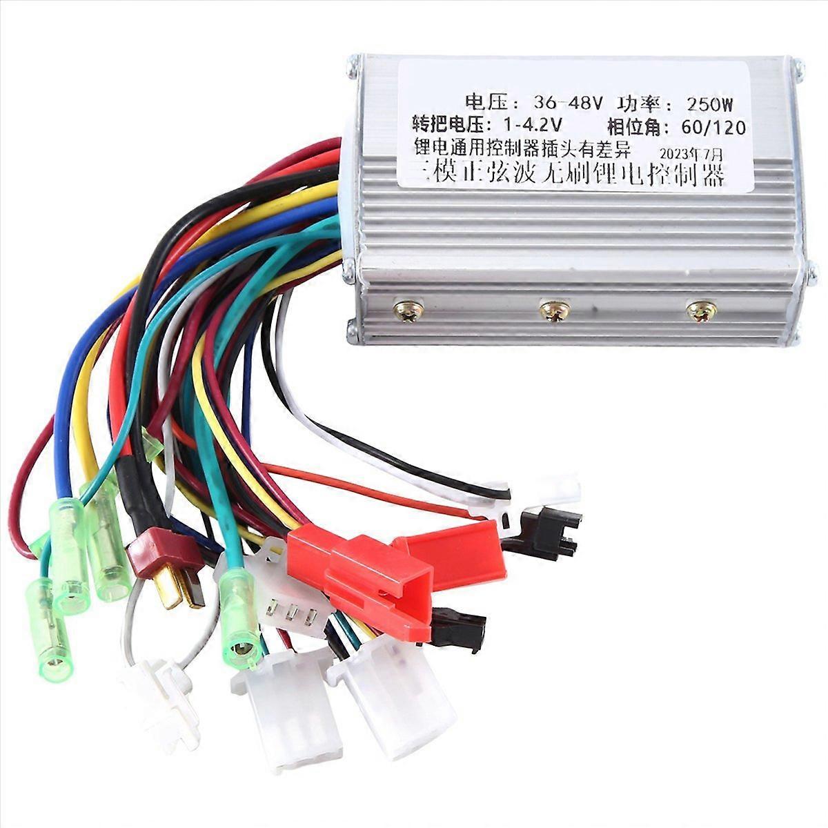 E-Fiets Controller 36V/48V 250W E-Bike Motor Controller