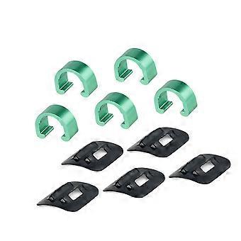 Lightweight Strong Mountain Bike Hose Guide Clamp Seat Tool Easy installs Modest Brake Shifter Hose Guide Clamp  Red