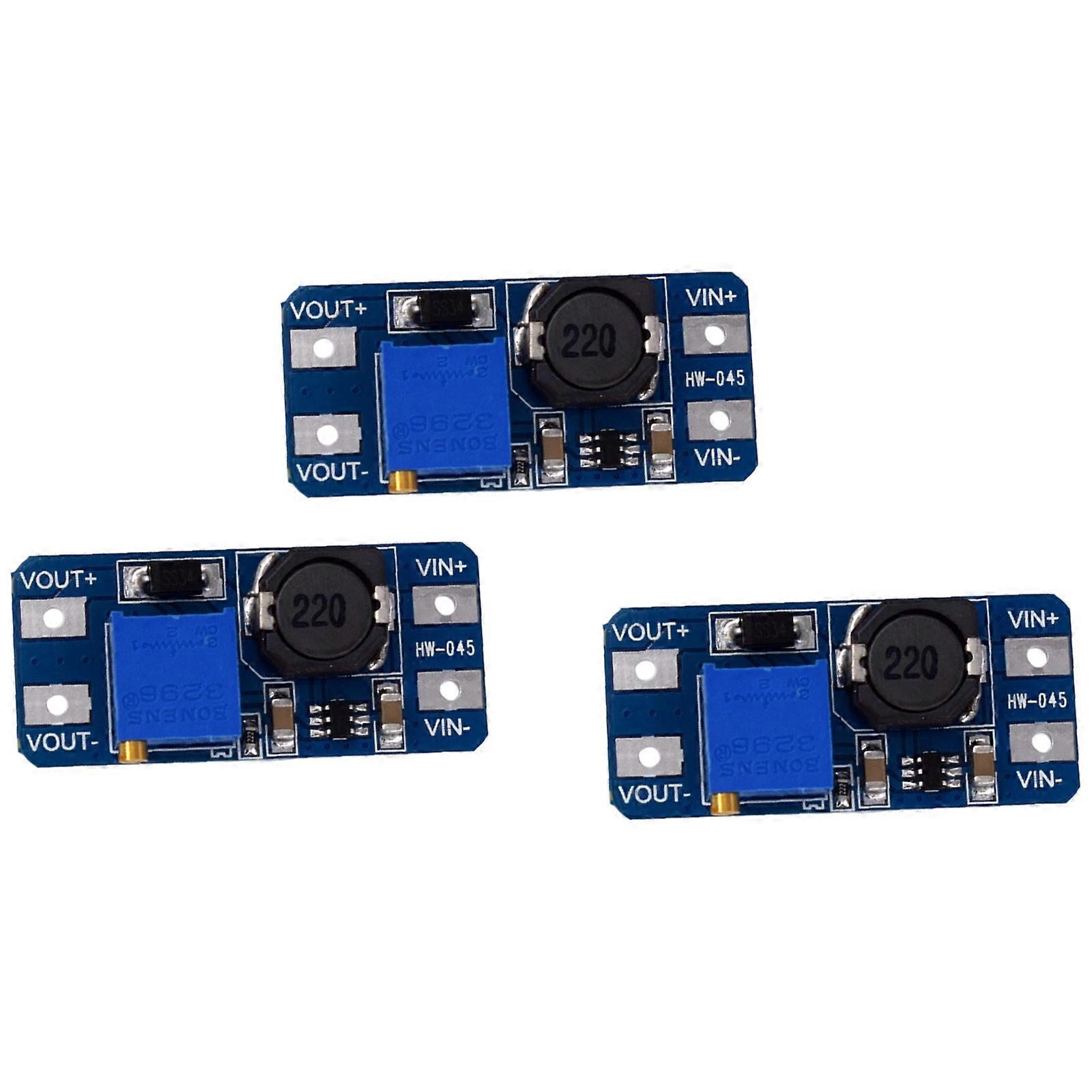 DC3V-12V Power Boost Module 3V 12V Adjustable Output Voltages 2A High Current Conversion for Electronic Devices Multicolor