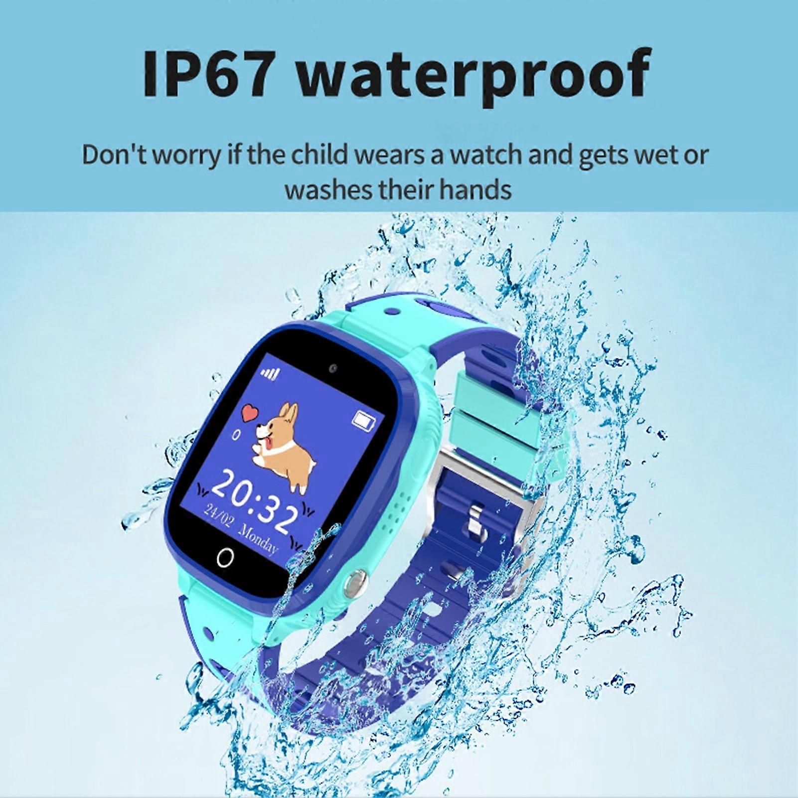 SUSUchens Kids Smart Watch with Camera 2G Network Two-Way Communication Waterproof Multifunctional Watch Sleep Monitor Pedometer Alarm Clock Pink