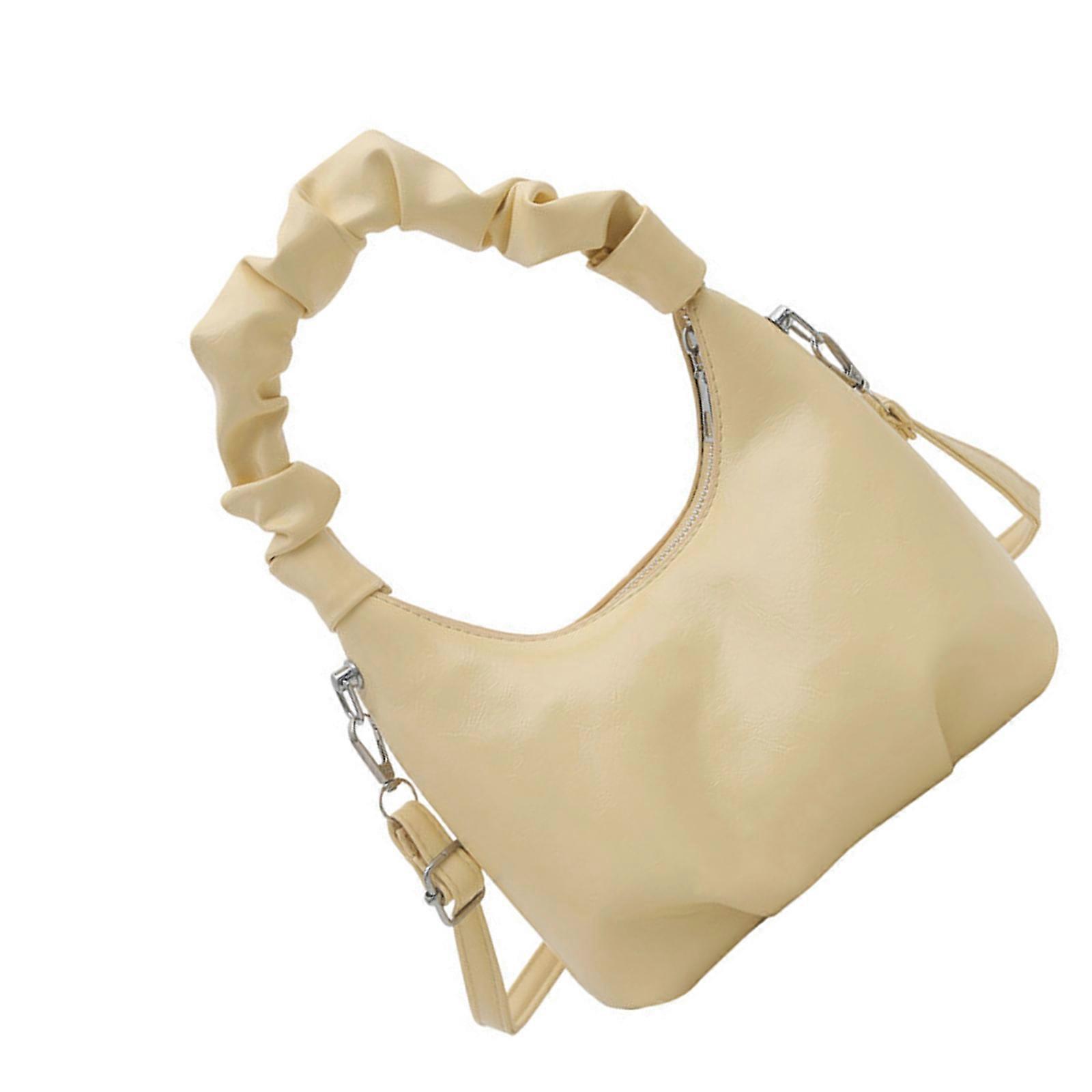 Flexible Modern Shoulder Bag Highlighting Modifiable Belt And Multiple Functional Pouches  Yellow