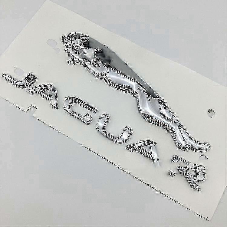 w Suitable Compatible with Jaguar Xj Xjl Xe Xf F-pace F-type Rear Trunk Labeling Leopard English Word