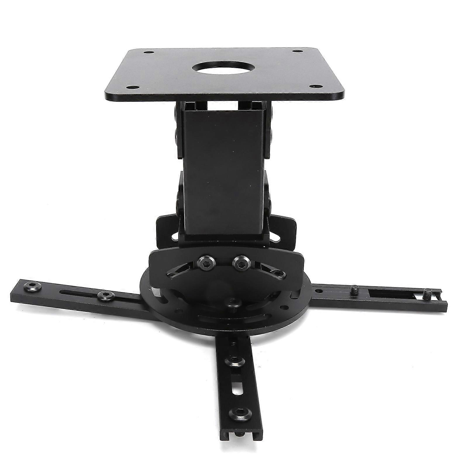 Projector Ceiling Mount Aluminum Alloy 360° Rotation Bracket with 4Pcs Adjustable Arms
