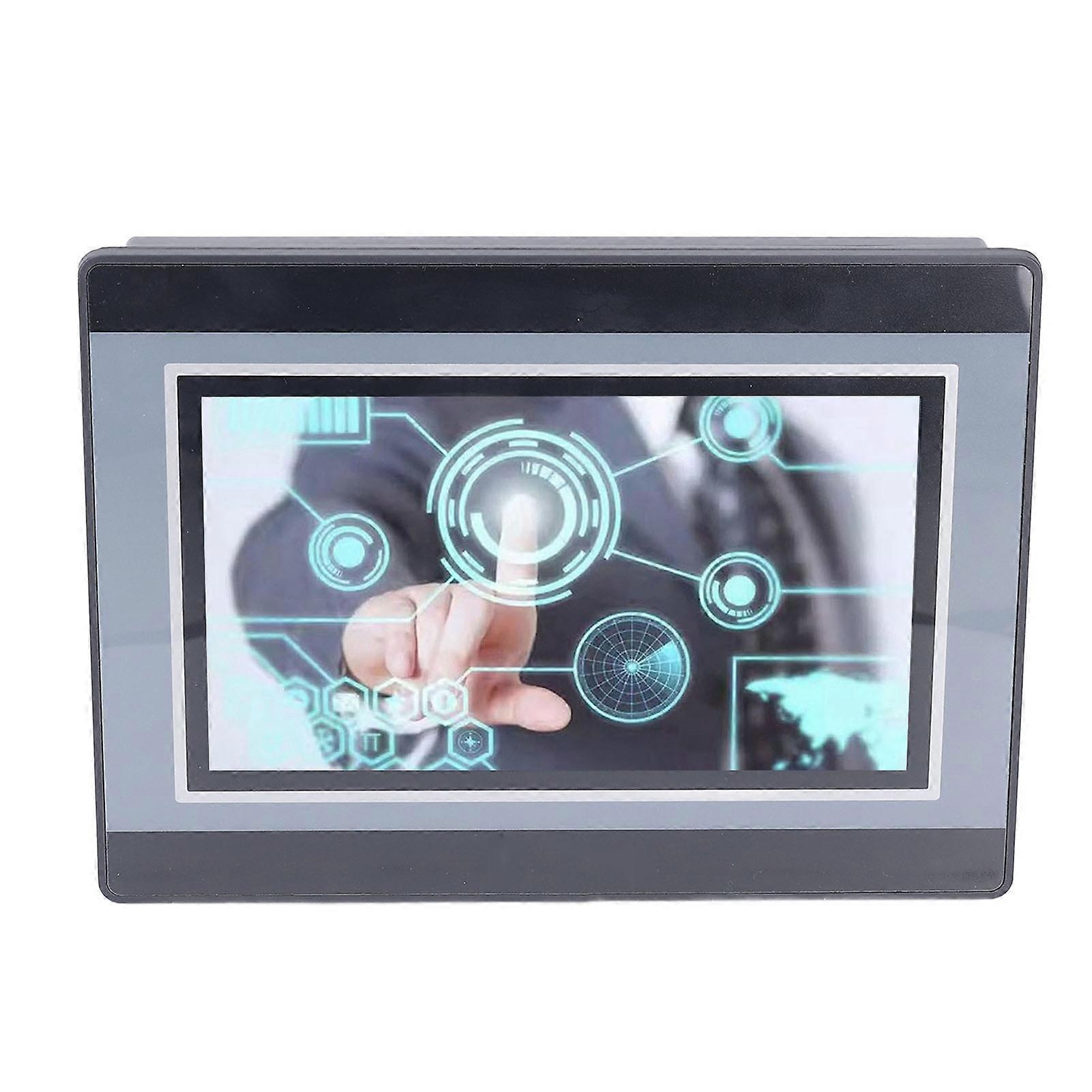 7in/12in 8out PLC HMI Touchscreen DC24V 5A, 2 Way K Thermocouple Temperature Measurement