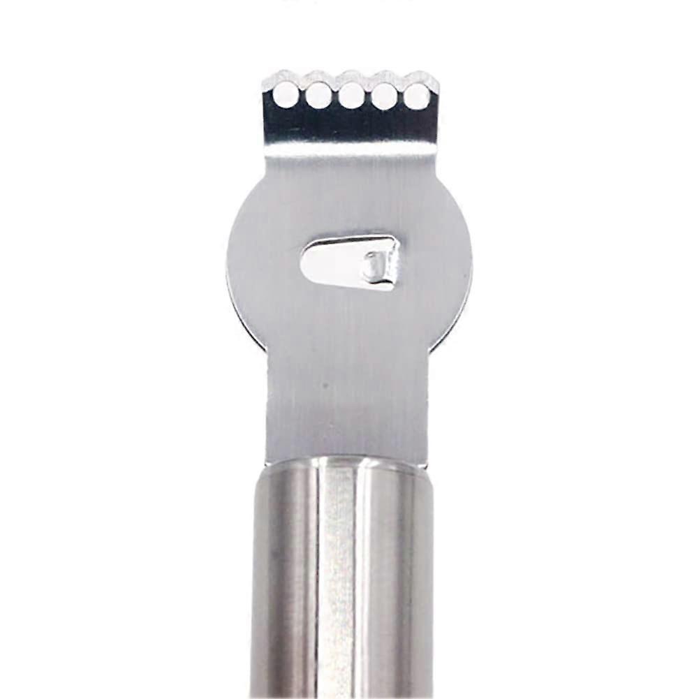 Citrus Zester and Peeler with Channel Knife, Durable Stainless Steel Lemon Zester for Cocktails and Baking