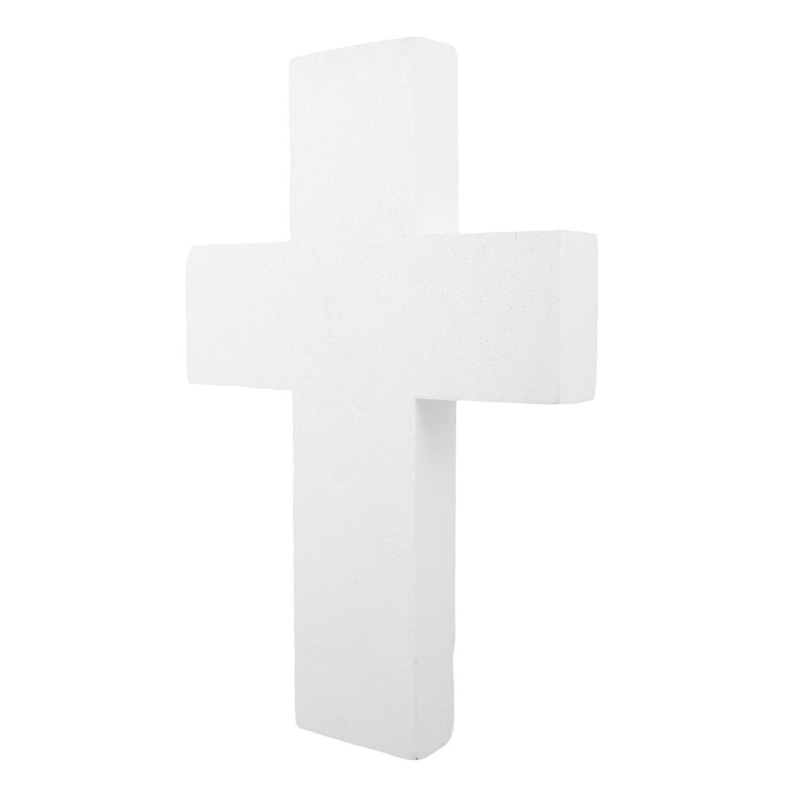 Polystyrene Foam Cross for DIY Decorations