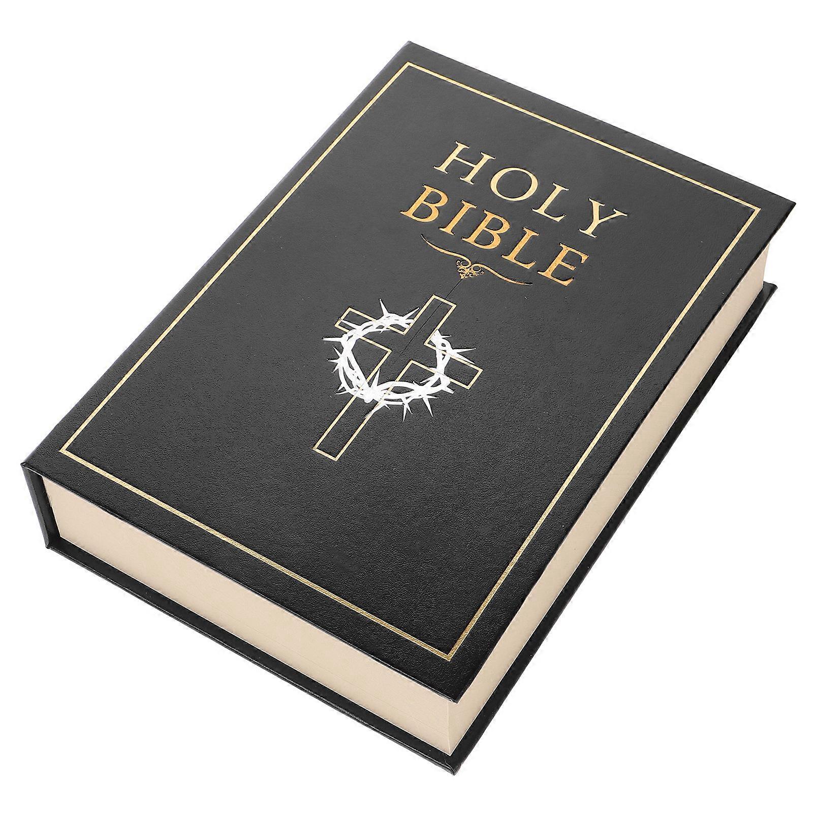 Book Lock Box Combination Lock with Key for Use