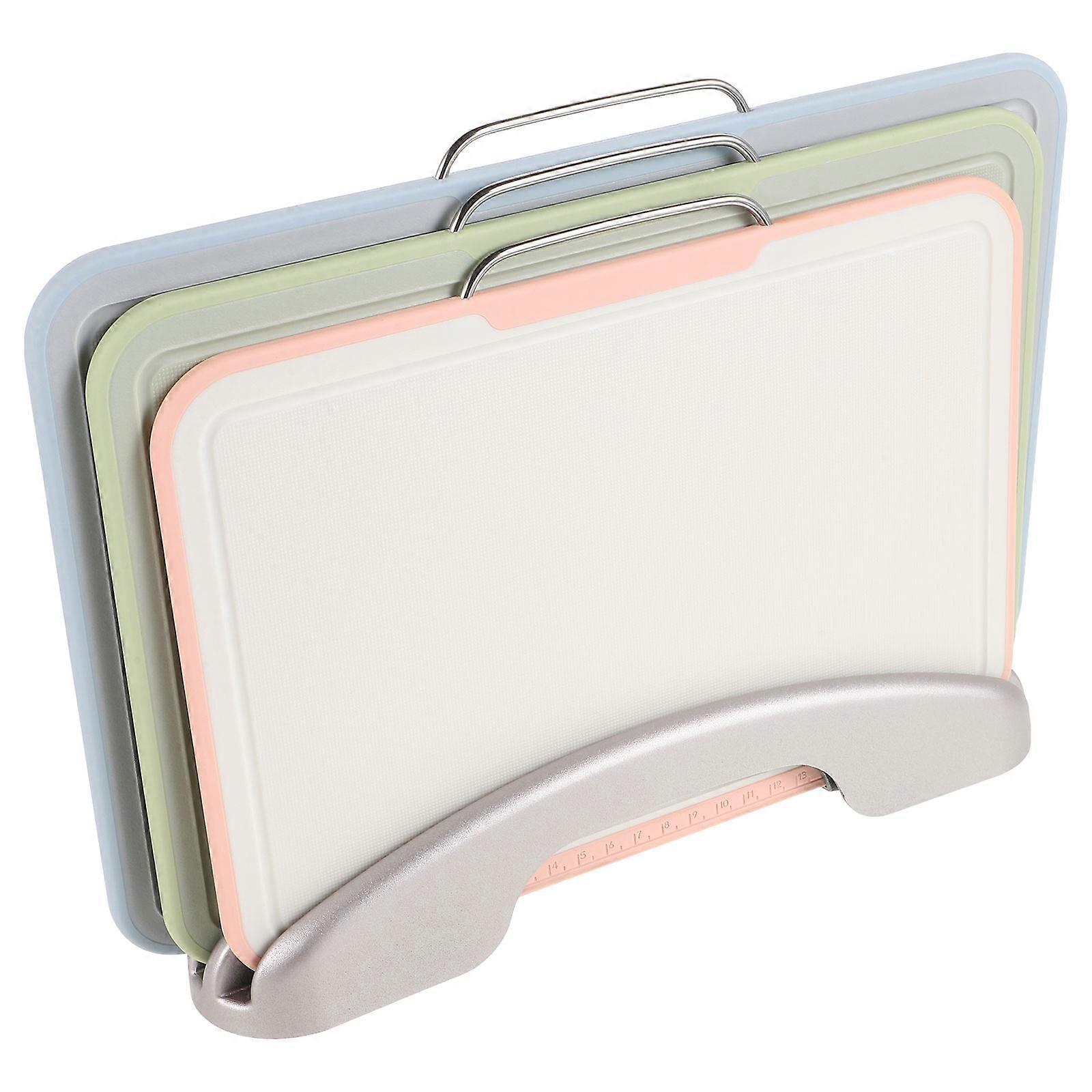 Multi Color Plastic Cutting Board Set for Kitchen Use