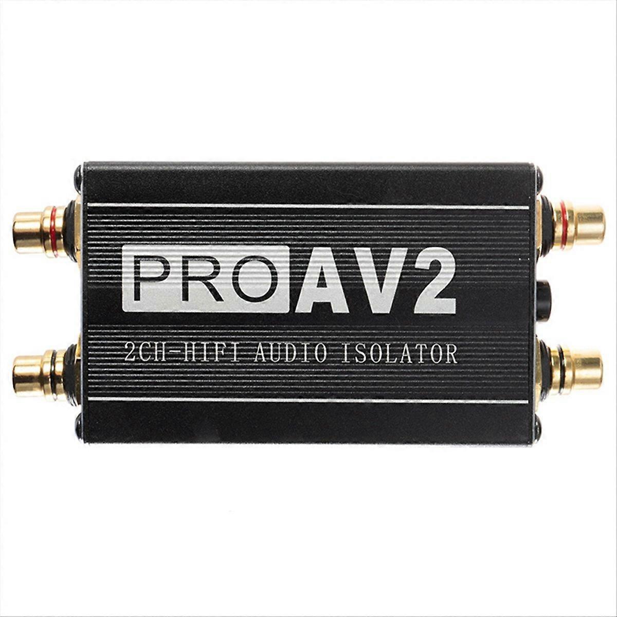 PRO AV2 2CH HiFi Audio Isolator Ground Loop Audio Isolator