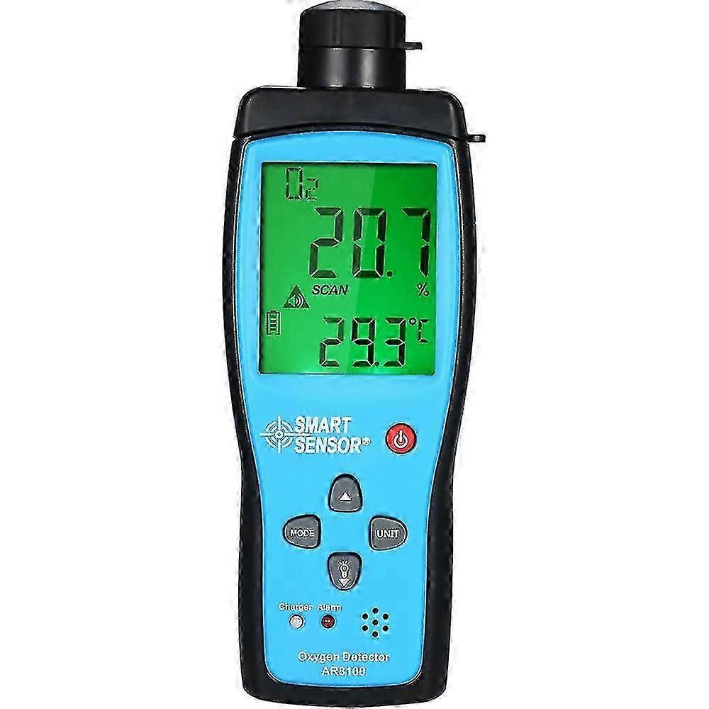 Portable Smart Sensor Oxygen Meter Digital O2 Gas Tester with Handheld Monitor for Automotive Industrial and Medical Applications
