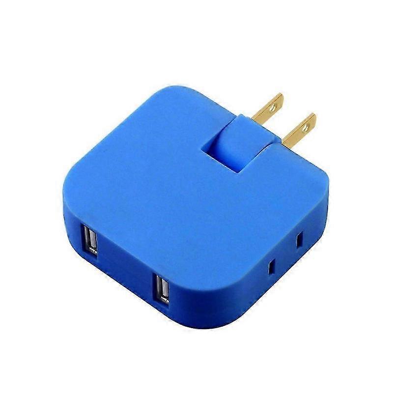 Flat Pin Plug Power Socket with USB Charging Ports Multi Functions