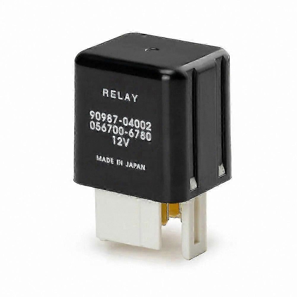 5-Pin 12V Automotive Relay for Fan and Oil Pump Applications, Compatible with Various Car Models, High-Quality Replacement Part 90987-04002