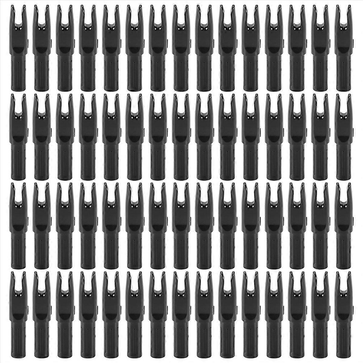 60 Pack Archery Arrows Nock ID 6.2mm Arrows Nocks Insert Tail for DIY