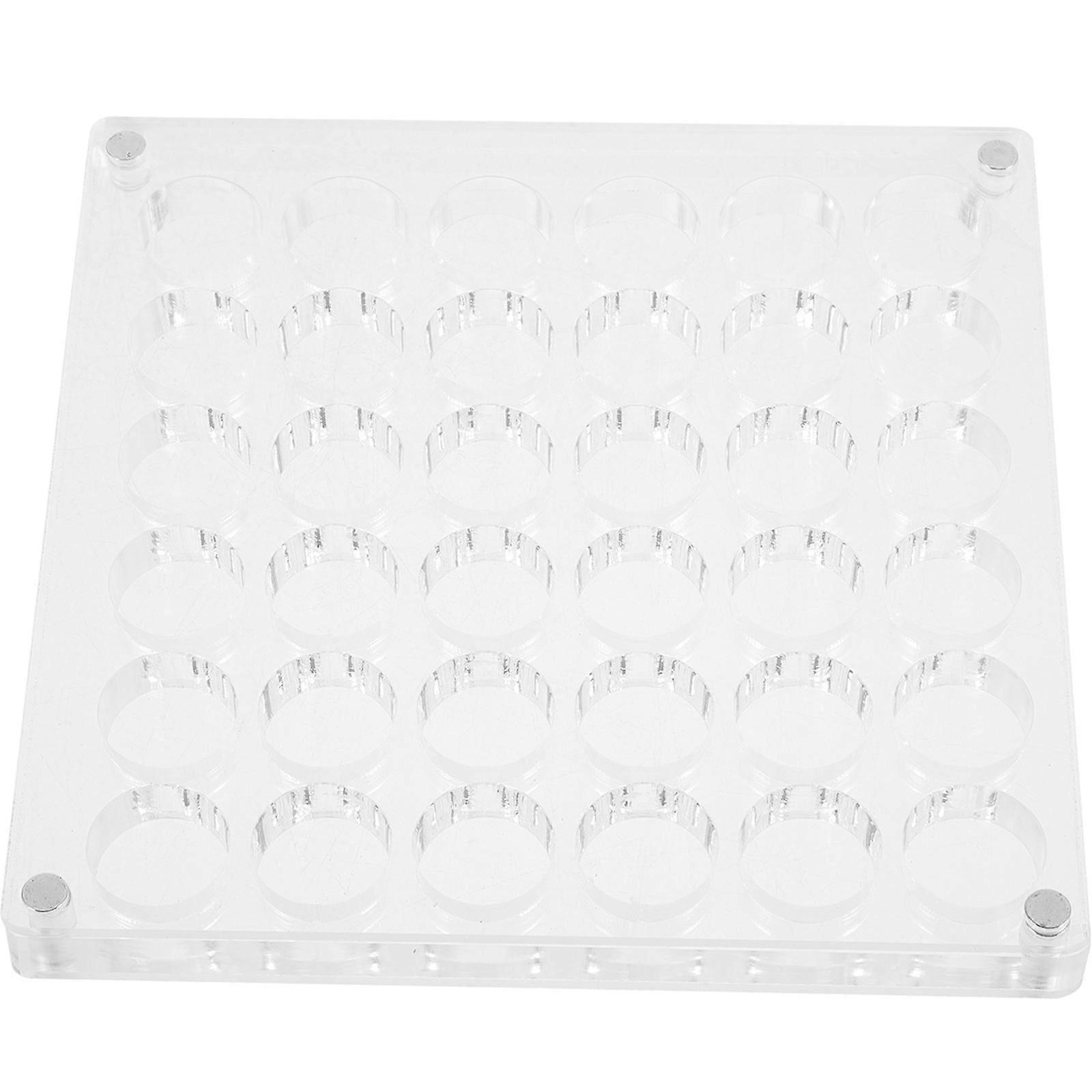 Transparent Acrylic Storage Box for Cosmetics Storage 5Pcs Multi-Grid