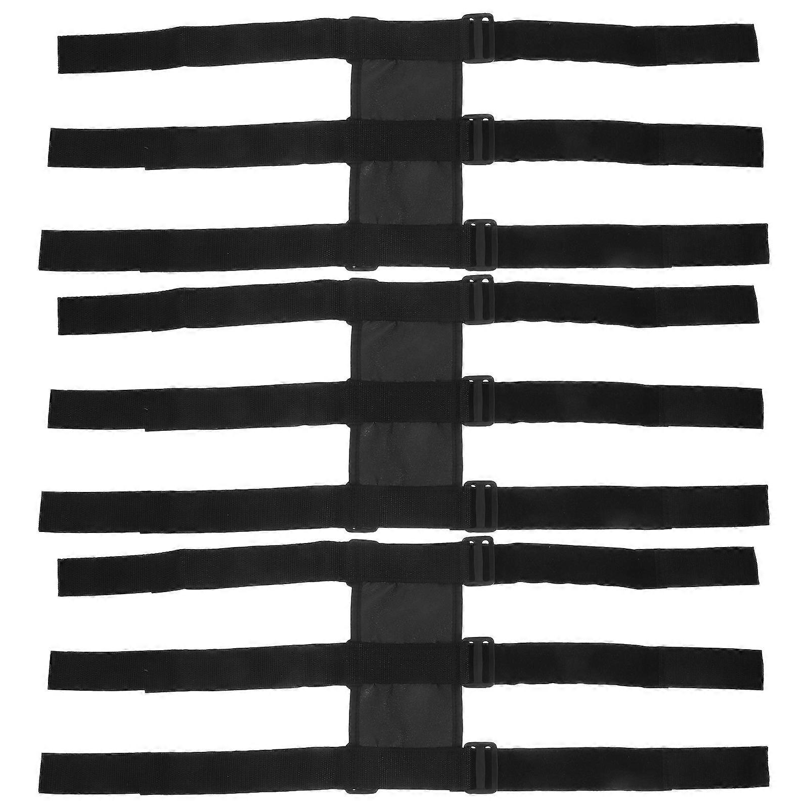 Adjustable Fire Extinguisher Mount for Vehicle Use 3Pcs Black Nylon Strap