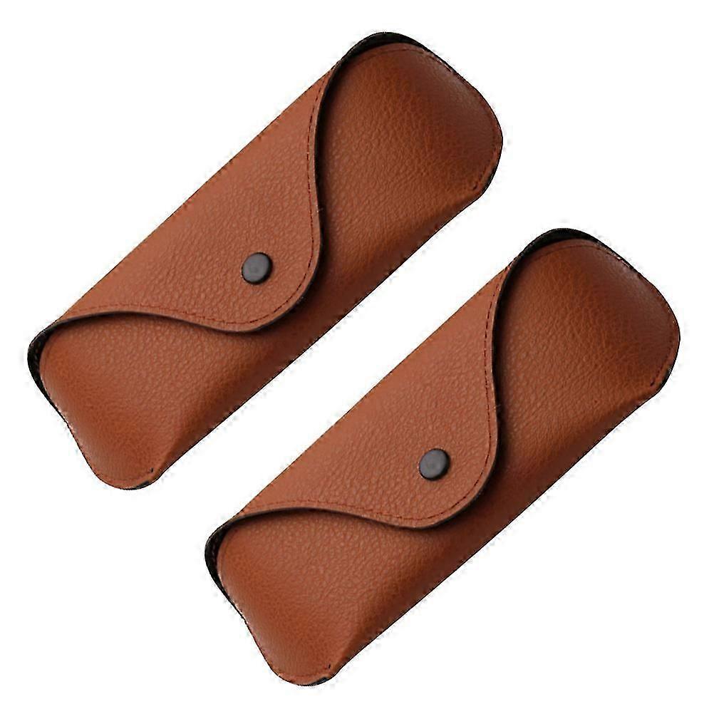 Compact Sunglasses Case, Built to Withstand Pressure and Ensure Safety16.5X7cmBrown  A-V Edition 1212