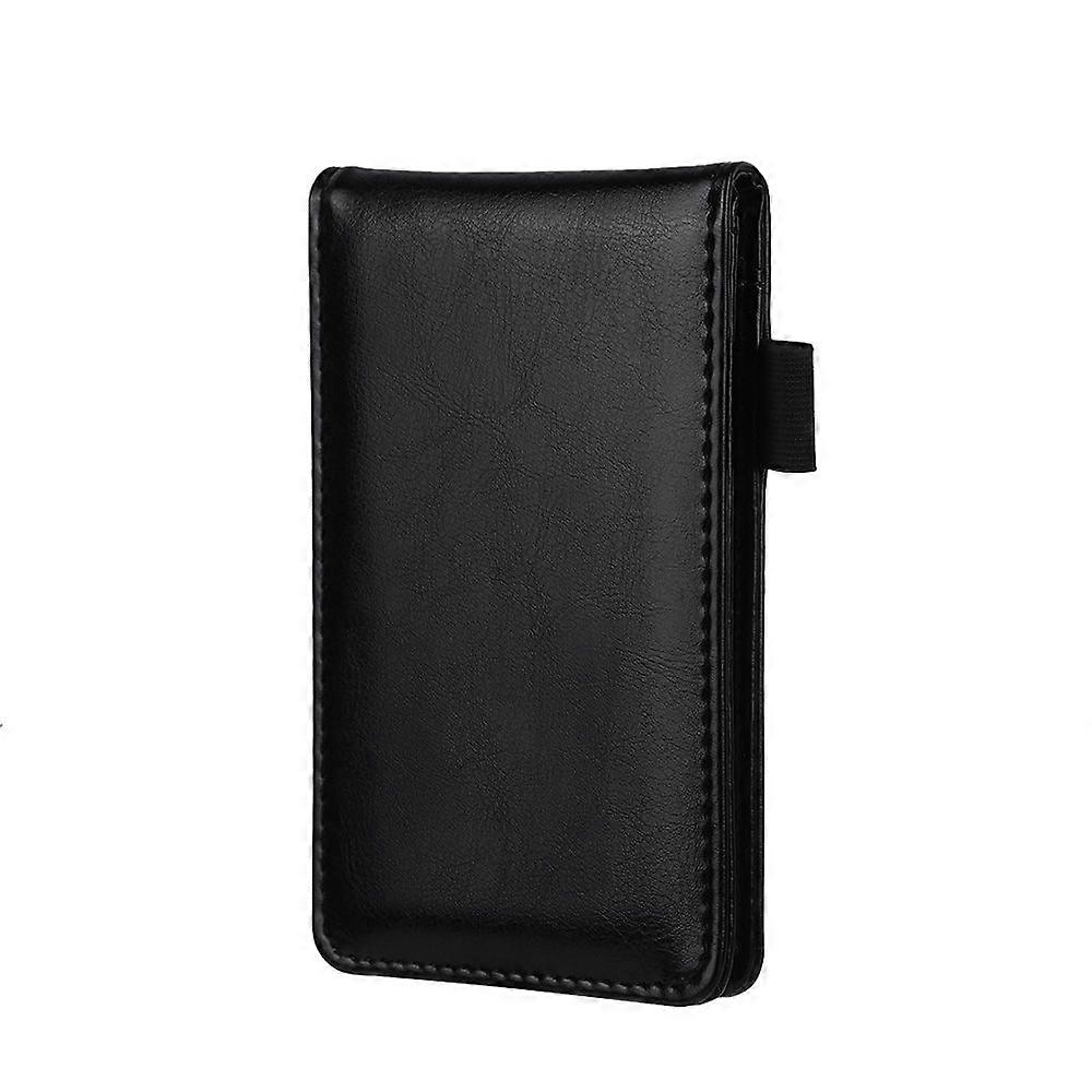 Multifunction Leather Mini Notebook Pocket A7 Planner Daily Memos Note Book Refills Business Office Work Notepad