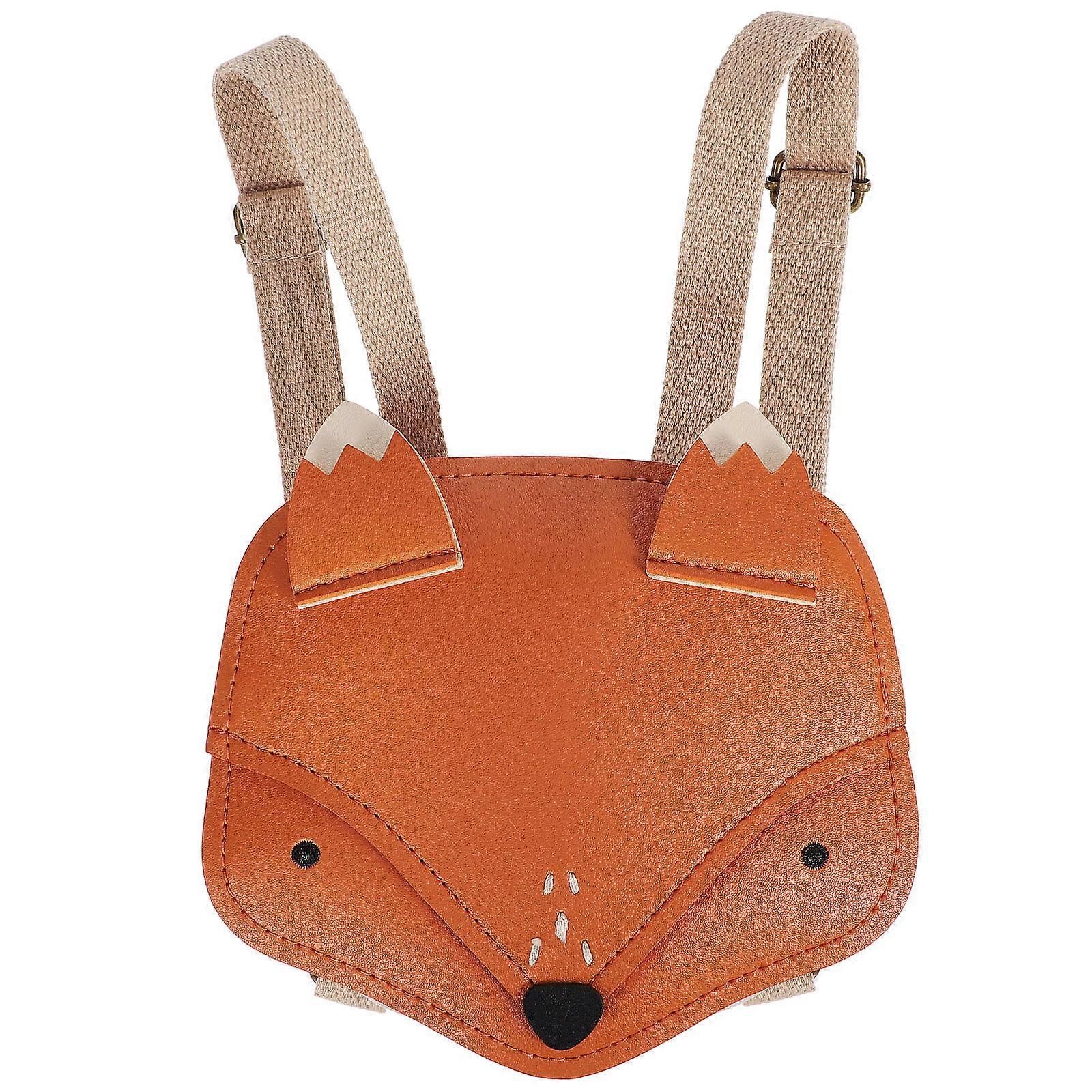 Fox Backpack Purse for Storage Use Made from Durable PU Material