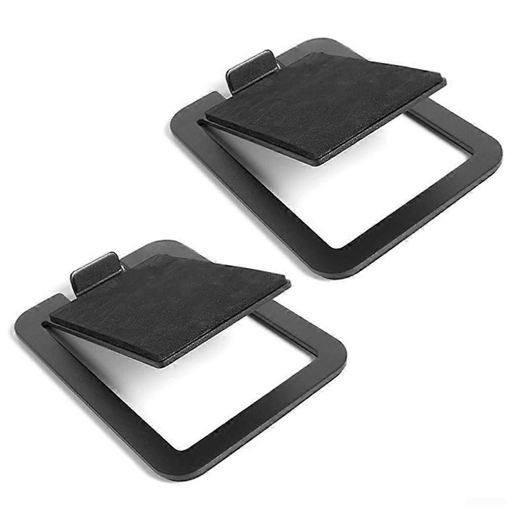 Metal Speaker Stands Desktop Use 2Piece Riser For Desktop Audio Stability, Compatible With Most Bookshelf Speakers