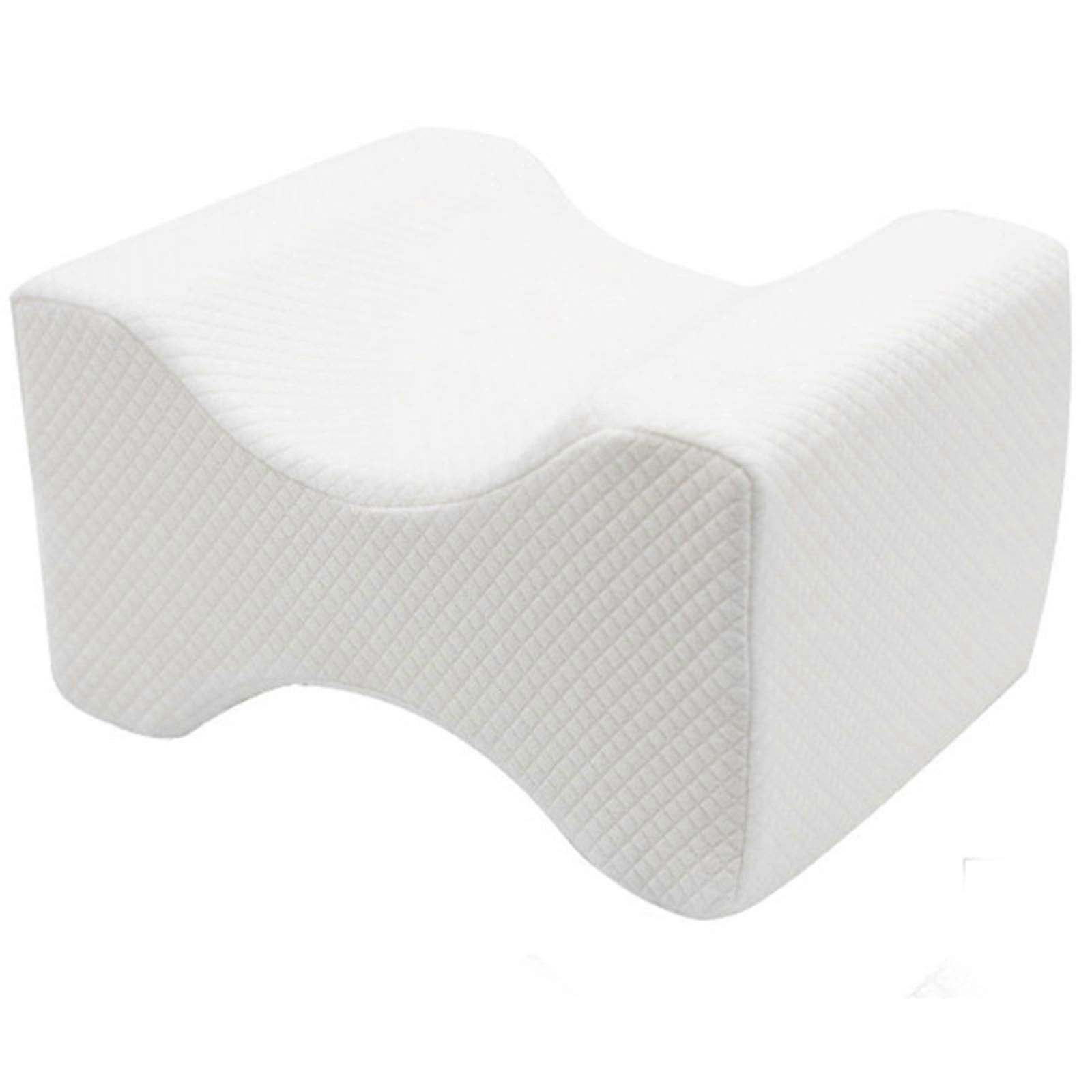 Memory Foam Knee Pillow for Side Sleepers with Spine Alignment and Sciatica Pain Relief