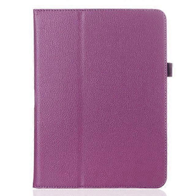 Stylish Case For Ipad Mini 1/2/3 Purple Folding Stand Litchi Leather Export