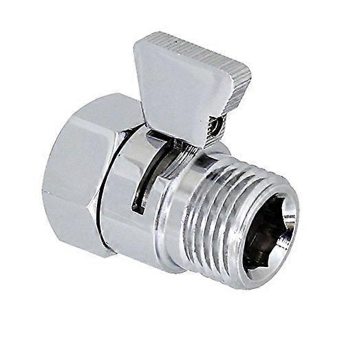 Shower Flow Control Valve Solid Brass Shut Off for Hand Shower Chrome Leak Precision Adjustment
