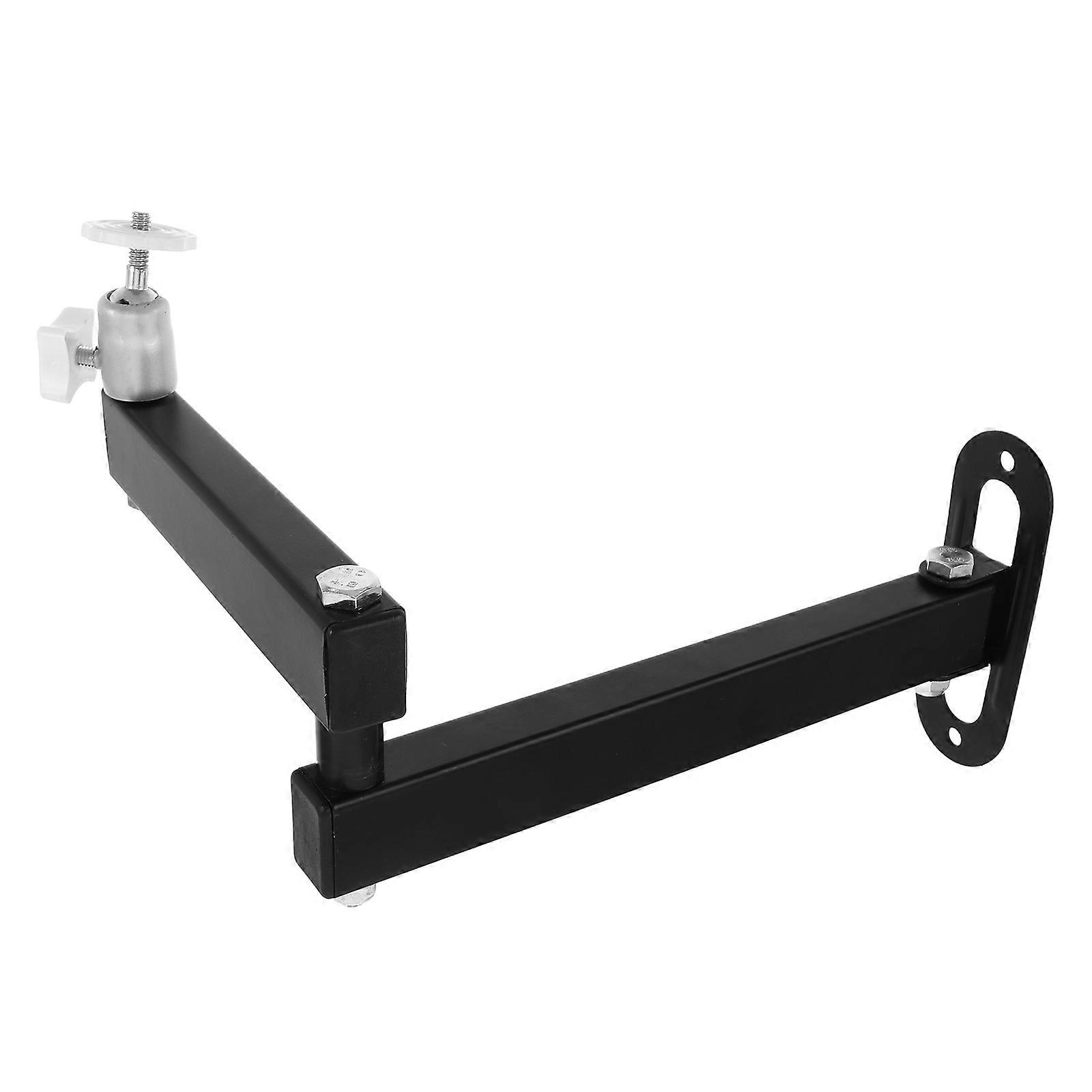 Black Wall Mount Projector Stand with Adjustable Rotation for 3Pcs