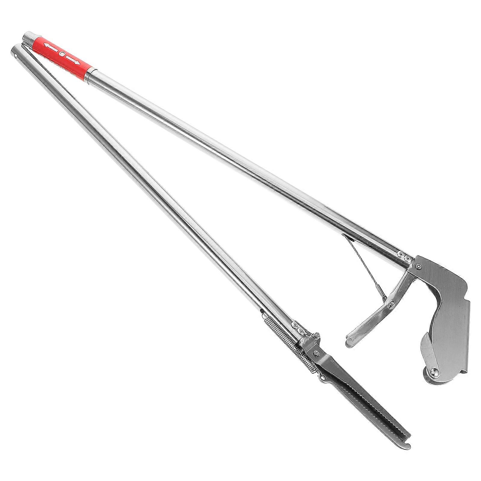 Snake Grabber Tool Stainless Steel for Snake Handling with Folding Heavy Duty Tong