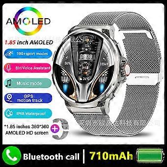 V69 Smartwatch: 1.85-inch Bluetooth calling screen, large display, heart rate monitoring, monitoring (Y126)