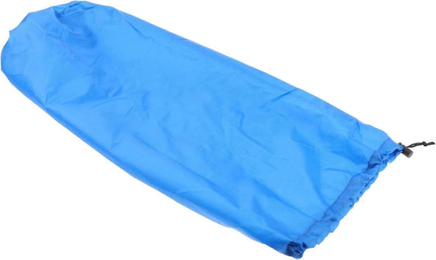 Waterproof Drawstring Stuff Sack Single Camping Sleeping Pad Storage Bag - Blue Blue One Size