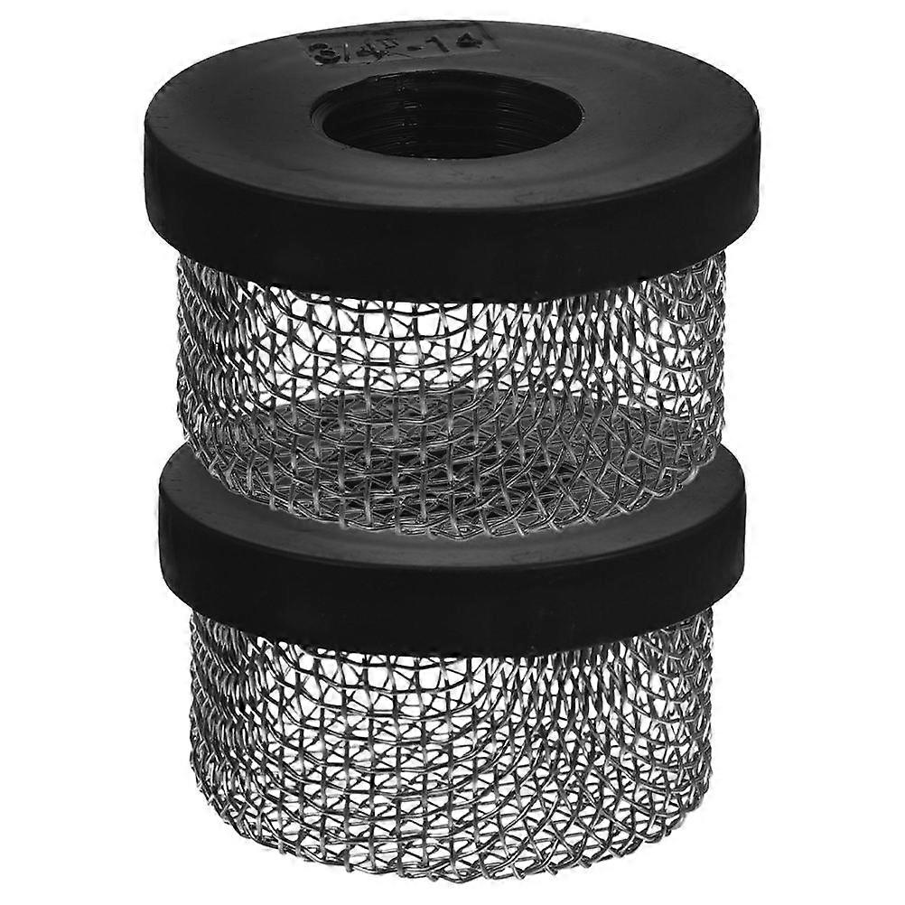 2Pcs Drain Valve Strainer for Pool Filter Replacement Stainless Steel