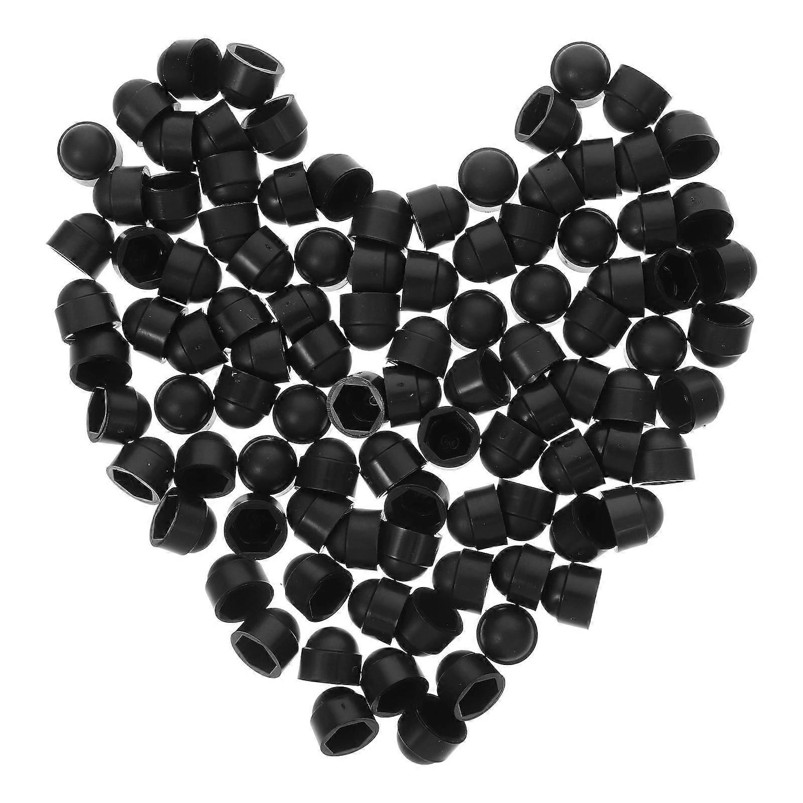 Hex Nut Cover Cap Nut for 100Pcs Bolt Screw Protection Caps