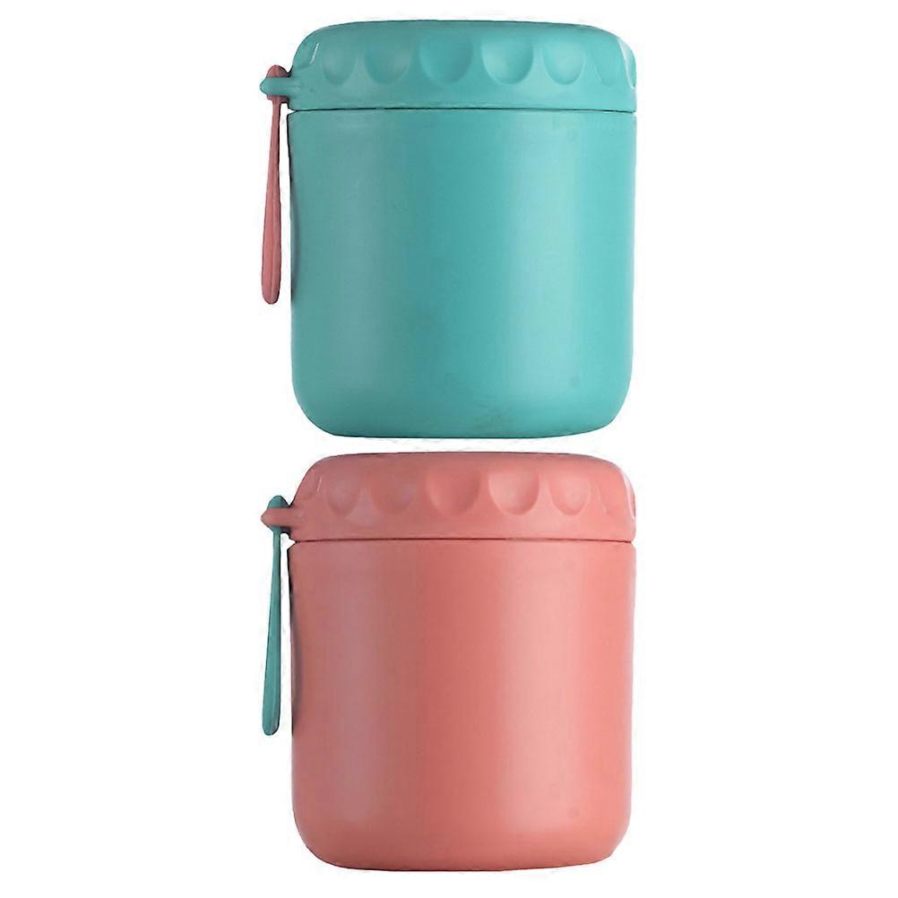 Breakfast Sealed Soup Cup With Handle Practical For Most People 2Pcs