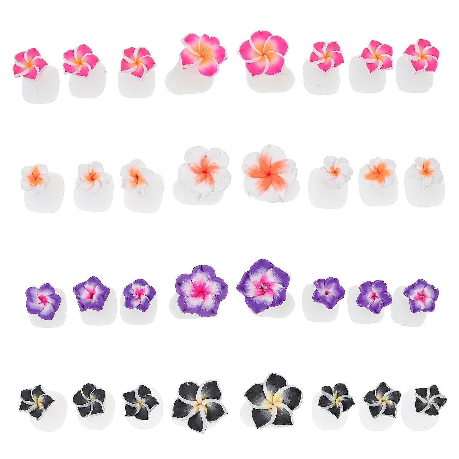 Toe Separators Silicone Toe Separator for Nail Polish 32Pcs Assorted Colors