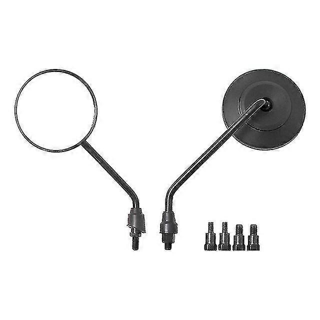 2025 2pcs Retro Adjable E Silver Round Cycle View Scooter E-bike Back Side Convex