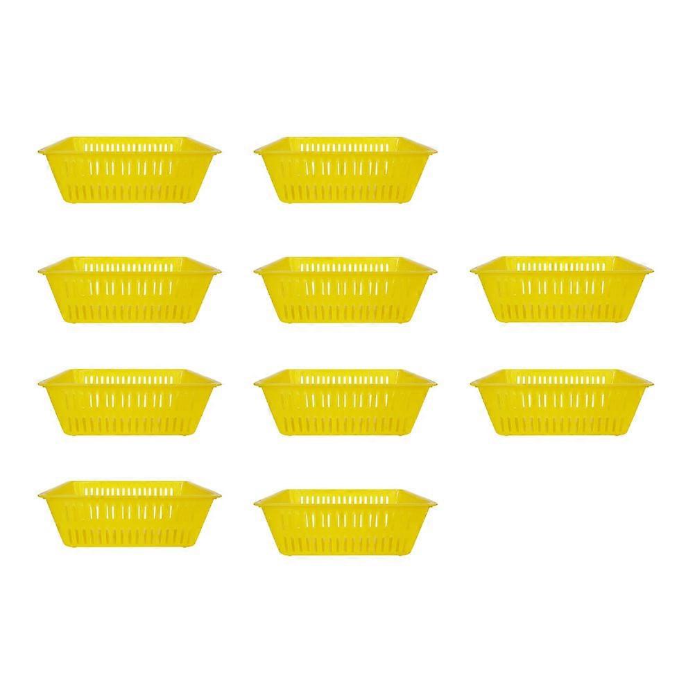 Decorative Coin Storage Basket for Storage Use 10Pcs Plastic Desktop Basket