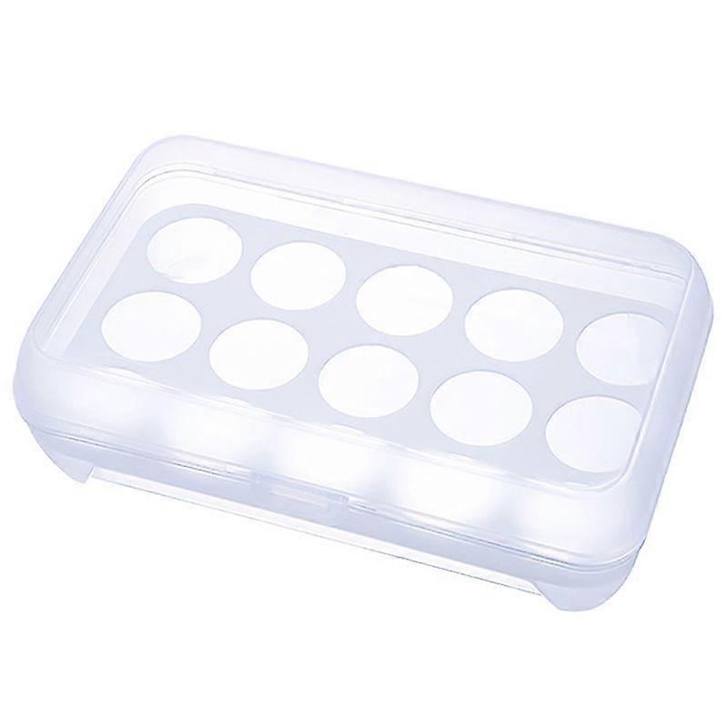15 Grids Egg Storage Box Egg Carton Pp Case Egg Box Tray With Lid Drawer