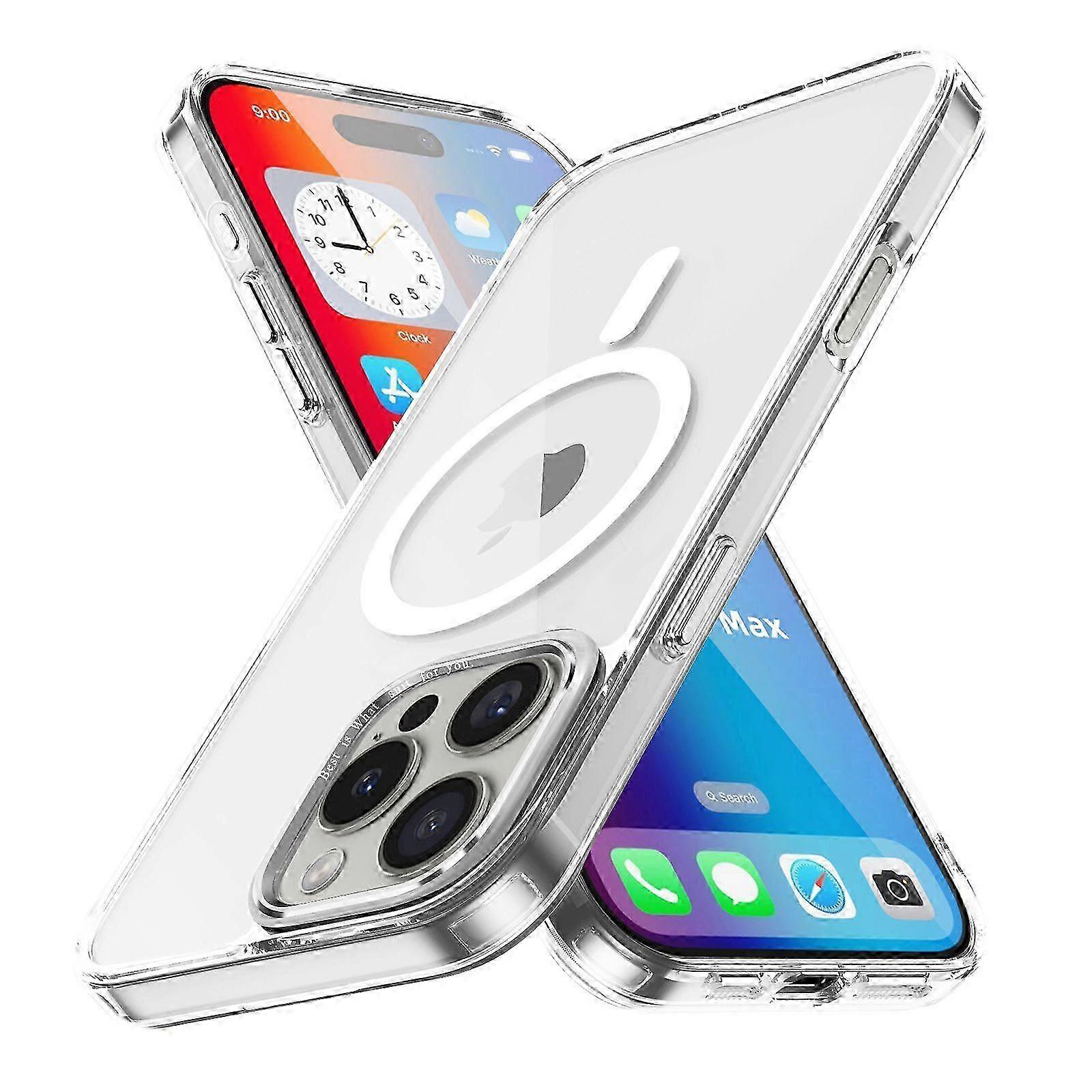 Magnetic For iPhone 16 Pro Max Case,Compatible With MagSafe-Purple 26-27s