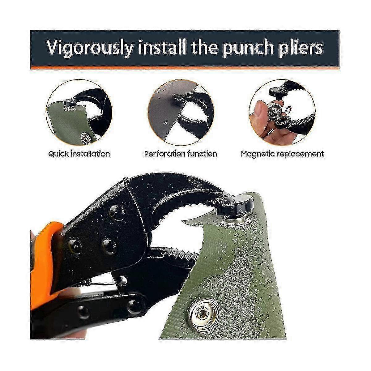 Snap Fastener Kit Adjustable Pliers for Snap Buttons,Snap Fastener Tool Kit with Snap Button Set fo 25-26s