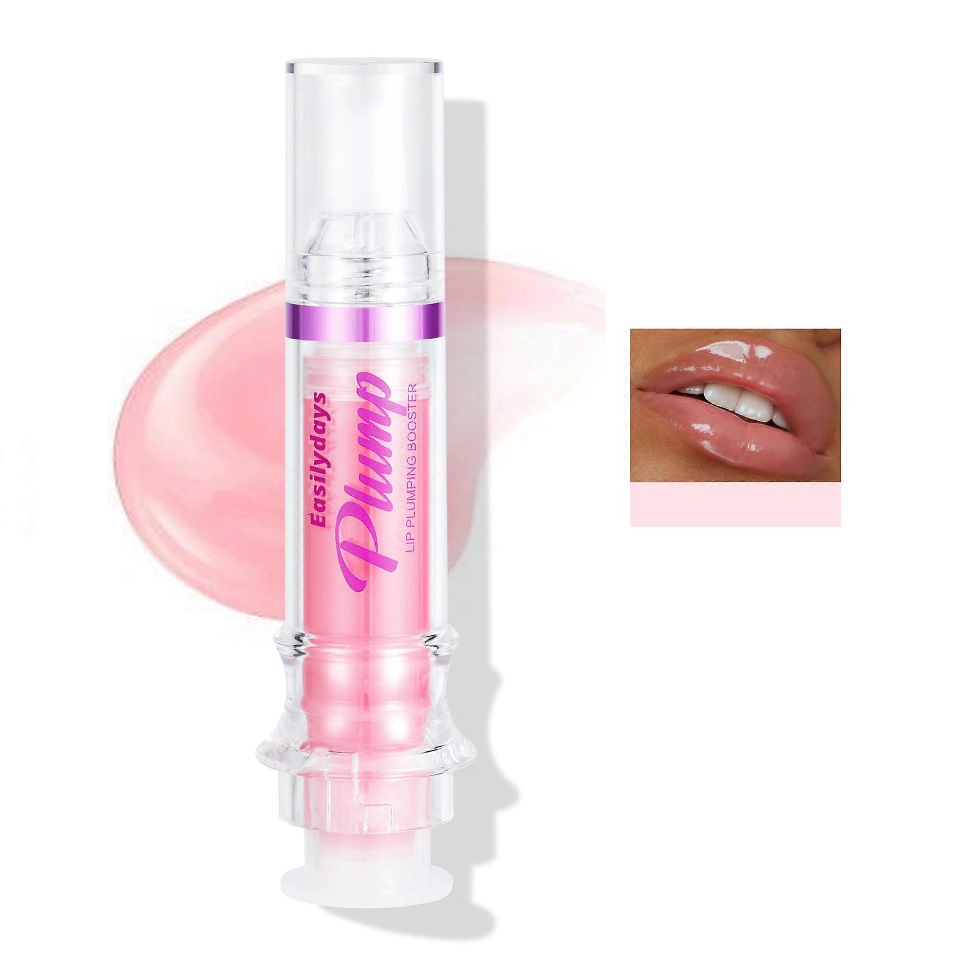 Lip Plumper Gloss with Deep Hydration and  Shine Finish, Non Sticky Mint Formula #01